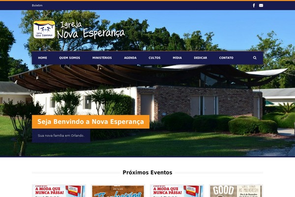 Real Church v1.04 theme site design template sample