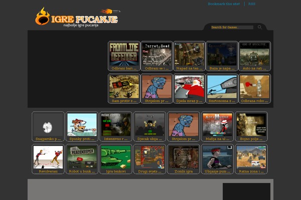 Flash Gamer theme site design template sample