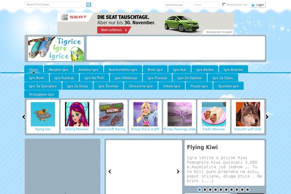 BrayGames theme site design template sample