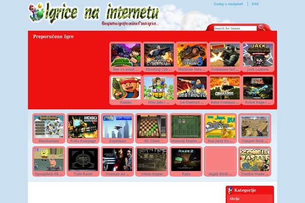 Flash Gamer theme site design template sample