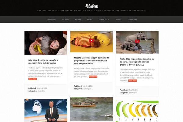 Fabulous theme site design template sample