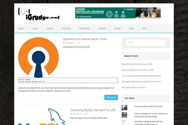 Solon theme site design template sample