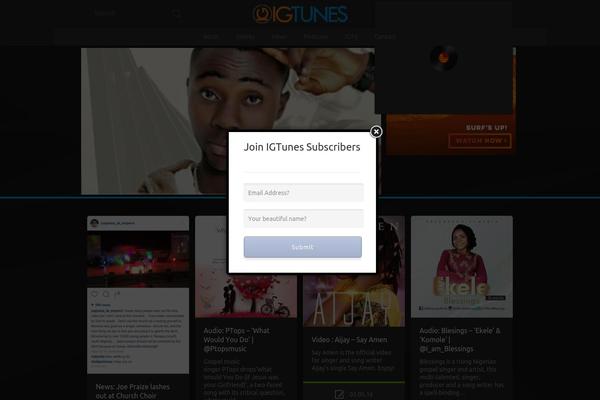 PinThis theme site design template sample