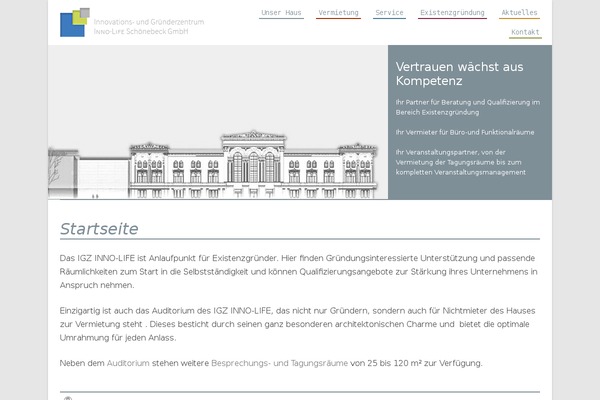 Site using jQuery Smooth Scroll plugin