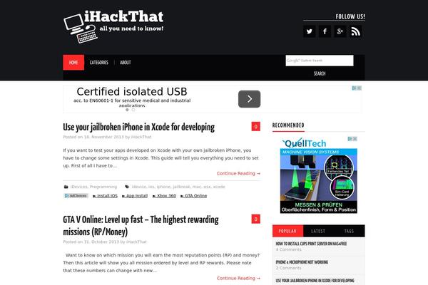 Flatsome theme site design template sample