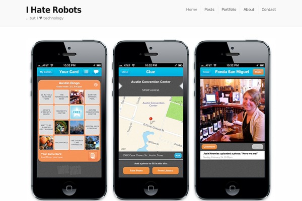 Snap theme site design template sample