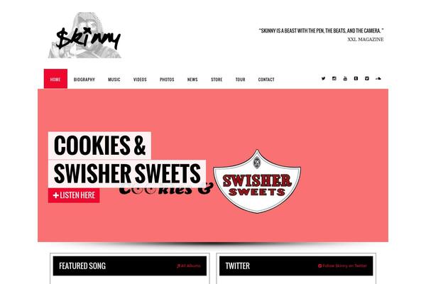 IronBand theme site design template sample