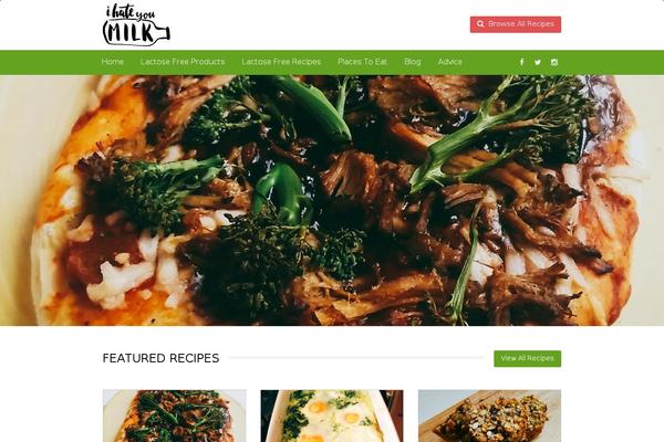 Basil theme site design template sample