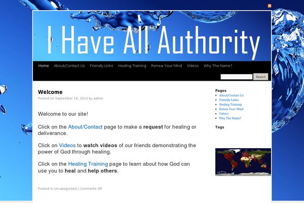 ihaveallauthority.org site used Twist of Ten