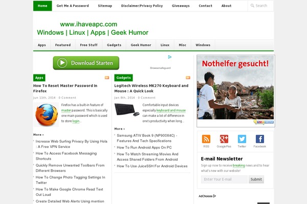 Newswire theme site design template sample