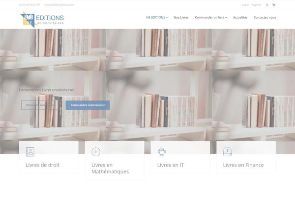 LeadEngine theme site design template sample
