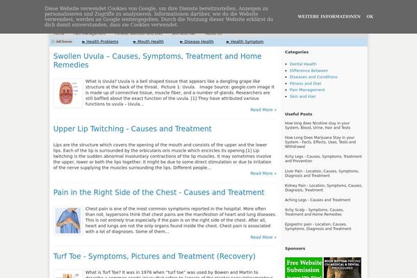 ihealthblogger.com site used Wp-clearvideo108