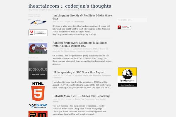 iheartair.com site used Ascetica