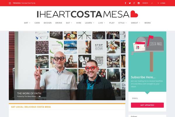 Nexus theme site design template sample