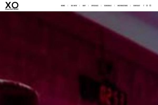 Storm theme site design template sample