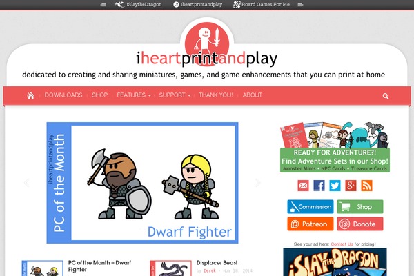 Magazin theme site design template sample