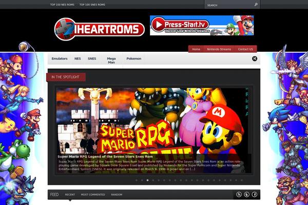 Continuum theme site design template sample
