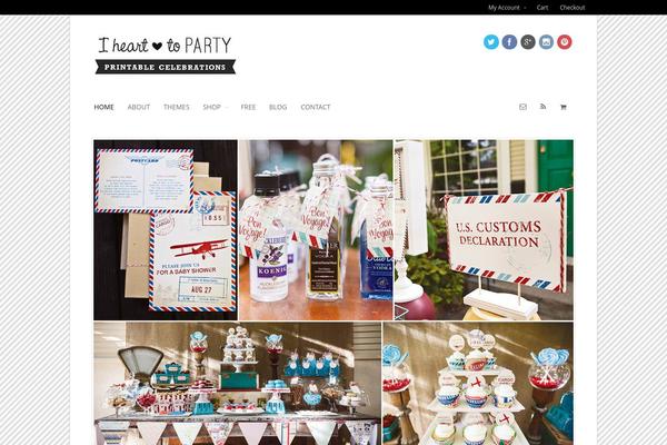 Canvas theme site design template sample