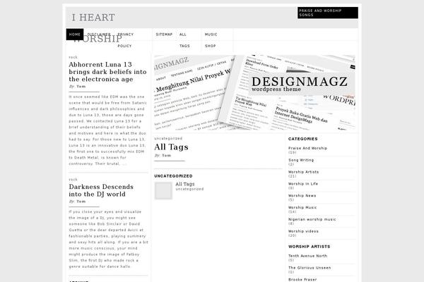 Site using AVH Extended Categories Widgets plugin
