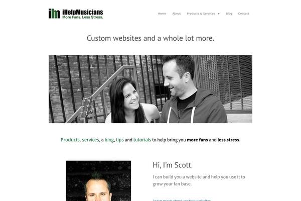 fan-attracting-theme theme websites examples