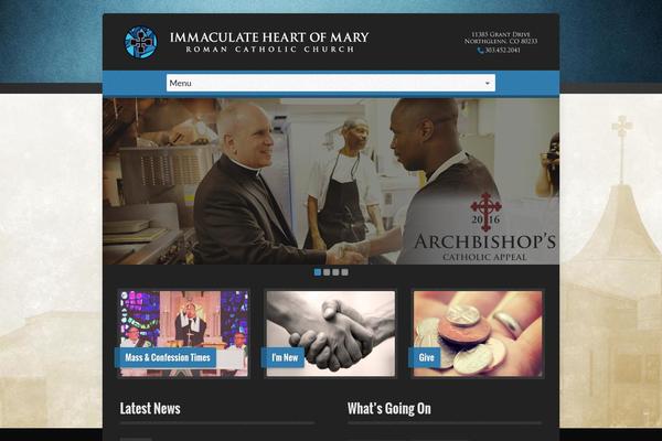 Risen theme site design template sample