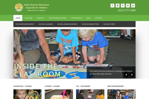 Outreach Pro theme site design template sample