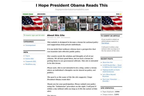 Cutline 3 Column Split theme site design template sample