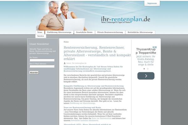 Site using Blog Designer plugin