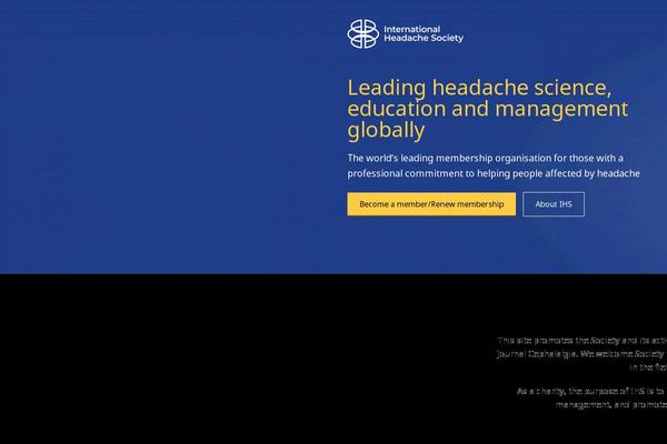 ihs-headache.org site used Ihs