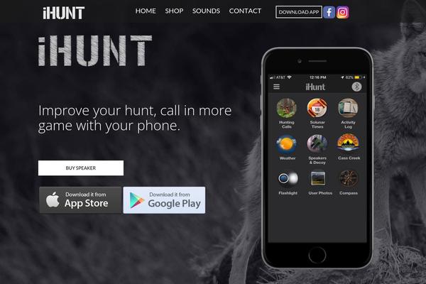 ihuntcalls.com site used Pwm-theme