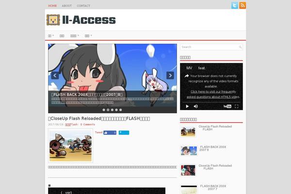 Novablog theme site design template sample