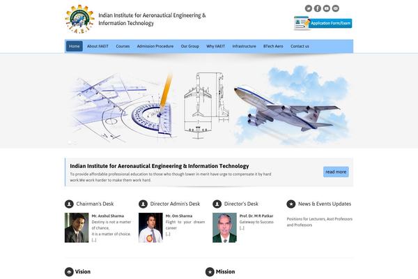 Heavenly theme site design template sample