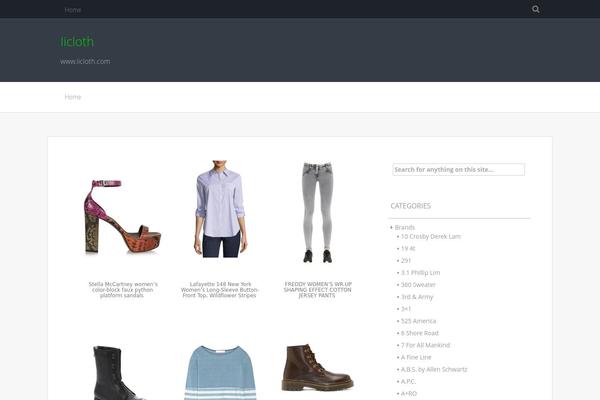 iicloth.com site used CleanPress