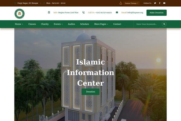 Taqwa theme site design template sample
