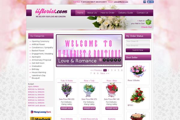 Site using Image slider with description plugin