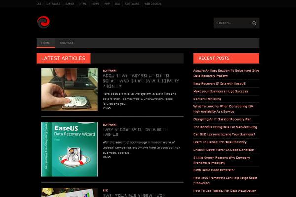 BUCKET theme site design template sample