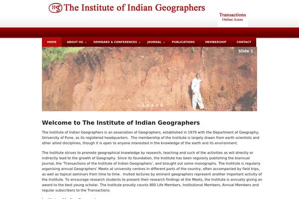 iigeo.org site used Iigtheme