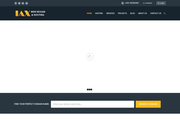 Arkahost theme site design template sample