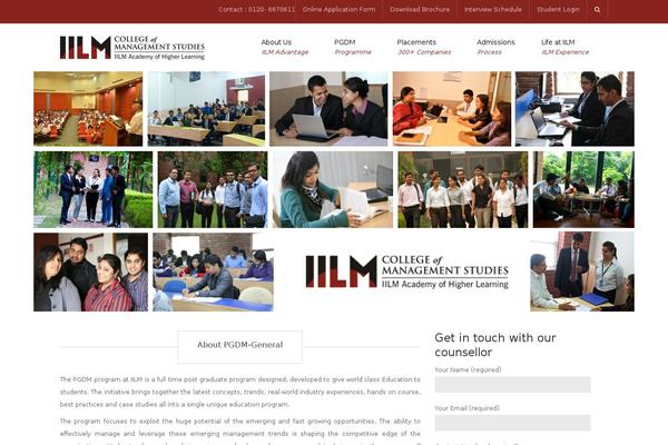 Site using U-course plugin