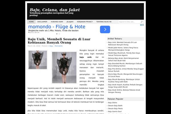 Basically theme site design template sample