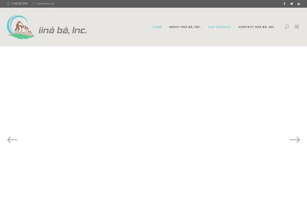 Blu theme site design template sample