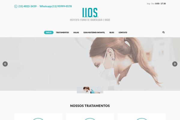 Dentalux theme site design template sample