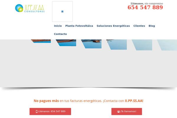 Progressive theme site design template sample