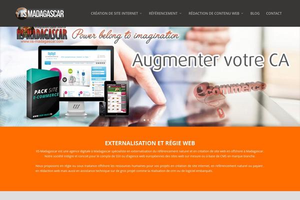 Globex theme site design template sample