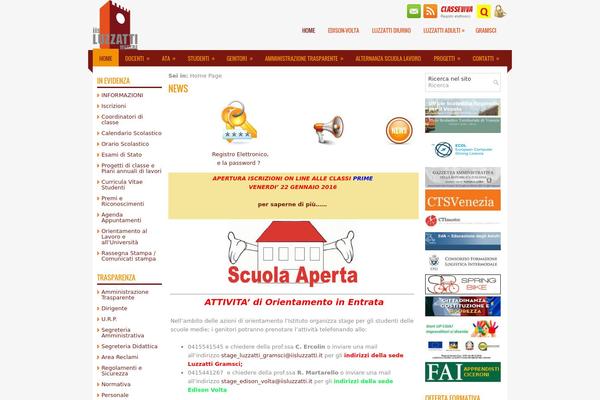 Blogus theme site design template sample