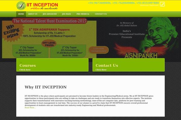 EDU theme site design template sample