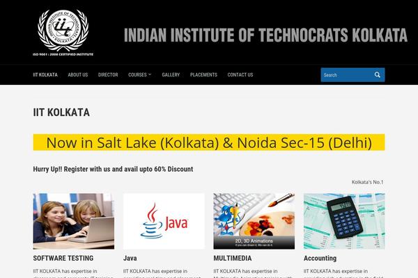 Academica theme site design template sample