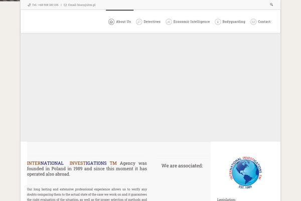 Patricia theme site design template sample