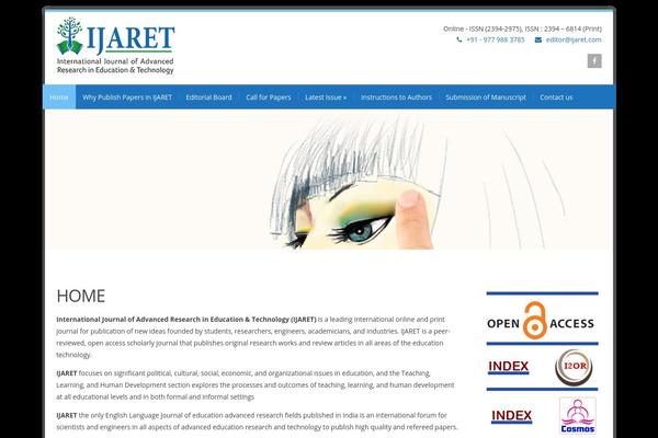 Felicity theme site design template sample