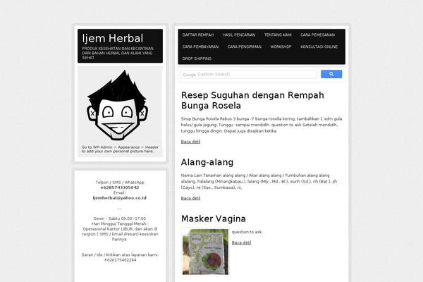 zeeBizzCard theme site design template sample